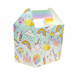 Cutie Meniu Copii / Cutie Cadou Unicorn 14x10x17 cm (12 buc.)