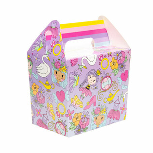 Cutie meniu / Cutie cadou Prințese 14x10x17 cm (12 buc.)