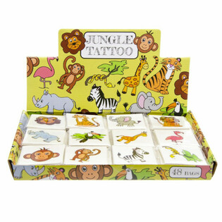Tatuaje Distractive - Display Animale din Jungl#259; (48 Pachete)