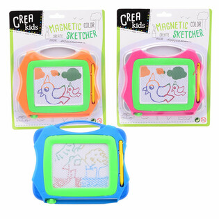 CREA KIDS - Tablă Magnetică de Desenat Color (12 buc.)