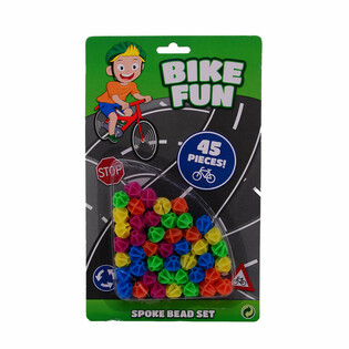 BIKE FUN - 45x MĂRGELE DE SPIȚE PENTRU BICICLETĂ PE CARTON (1 buc.)