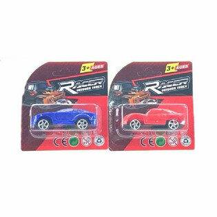 Mix de mașinuțe sport cu fricțiune pe blister (24 buc.)