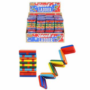 RETRO TOYS - Scara lui Iacov din lemn &icirc;n display (24 bucăți)