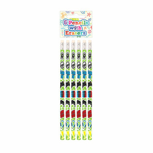 Set Creion și Radieră Gamer (6 piese) - Cutie de expunere (24 seturi)