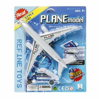 Set de joacă Avion de aeroport pe carton