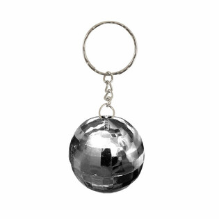 Brelocuri Glob Disco Argintii (Set de 12)