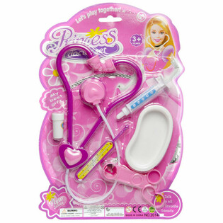 Set de joacă de-a doctorul pe carton (6 piese)