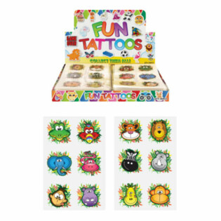 Tatuaje Jungle Fun - Display (96 bucăți)