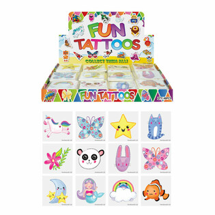 Tatuaje Temporare pentru Fete | Display cu 48 Pachete (12 buc per Pachet)