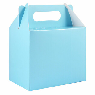 Cutie cadou / Servire Culoare: Albastru deschis 14x18x10 cm (12 buc.)