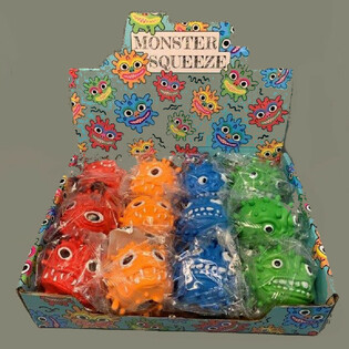 Monștri antistres Squeeze &icirc;n display (12 bucăți)