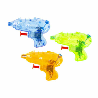 PISTOALE CU APĂ 9 cm Lungime - MIX CULORI (48 buc.)