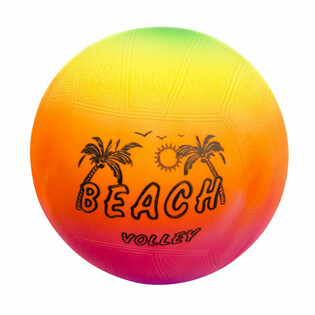 MINGE VOLEI PE PLAJĂ, 23 CM - CULORI CURCUBEU (10 buc.)