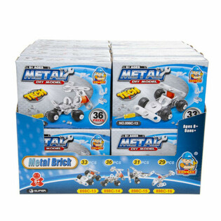 Display Construiește-ți Propriul Vehicul din Metal (24 buc.)
