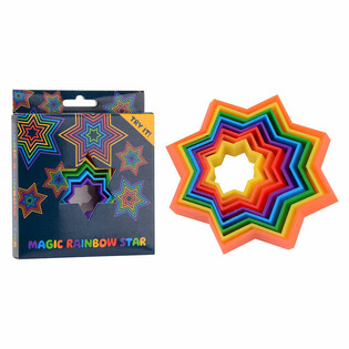 JOC FIDGET MAGIC STAR 3D - FORMĂ MAGICĂ 3D - MAGIC FIDGET 3D - &Icirc;N CUTIE (24 buc.)