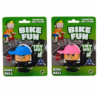 Sonerie Bicicletă Copii BIKE FUN pe Card (24 buc.)