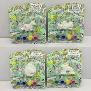 PICTEAZĂ-ȚI PROPRIUL UNICORN PE CARTON (12 buc.)
