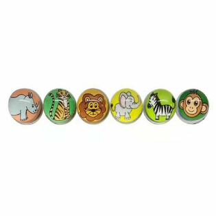 MINGI ELASTICE - ANIMALE DIN JUNGLĂ - &Oslash; 3,2 cm (50 buc.)
