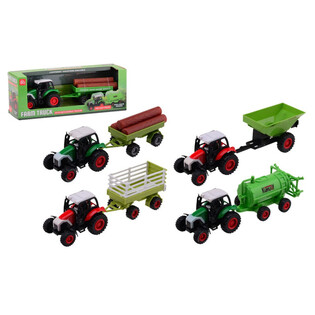 FARM MASTER - SET TRACTOARE DIE-CAST - MIX MODELE (12 buc.)
