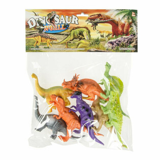Dinosaur World: Set de 8 Figurine Mari cu Dinozauri