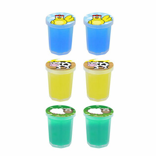 Recipiente Slime Fermă (6 bucăți)