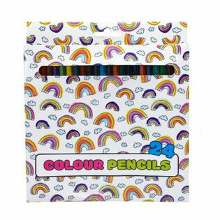 Set mare de creioane colorate 24 piese (12 buc.)