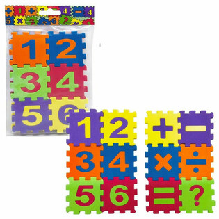 JOC DE PUZZLE MATEMATIC DIN SPUMĂ