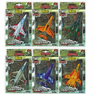 Avioane F16 din Metal Die-Cast (6 buc.)