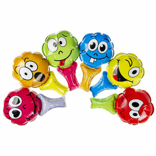 BALOANE SMILEY AUTOUMFLABILE CU M&Acirc;NER (48 buc.)