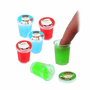 Crăciun - Borcane mici cu slime (6 buc.)