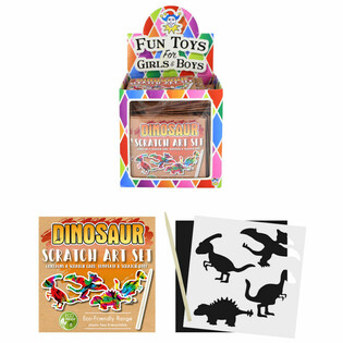 Display Dinozauri Magici Răzuibili Eco Friendly (108 buc.)