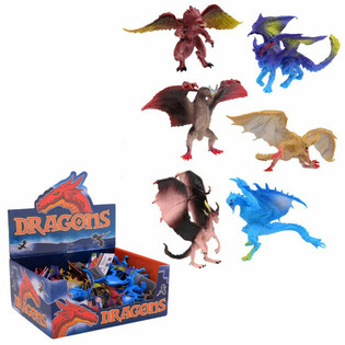 Mix de figurine dragoni &icirc;n display (36 buc.)