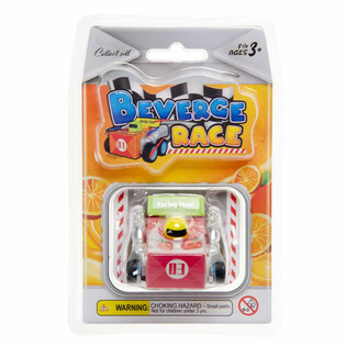MAȘINĂ DE CURSE PULLBACK - BEVERAGE RACE CAR (12 bucăți)