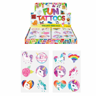 Fun Tattoos: Display Unicorn (96 bucăți)