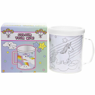 UNICORN - COLOREAZĂ-ȚI PROPRIA CANĂ (2 buc.)