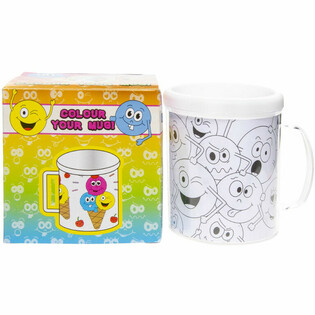 SMILEY - COLOREAZĂ-ȚI PROPRIUL PAHAR (2 buc.)