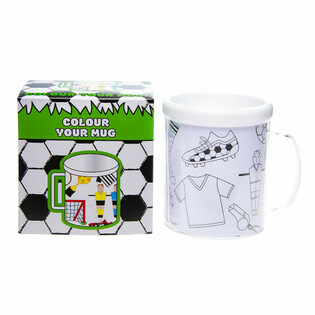 Set 2 Căni de Băut de Colorat "Fotbaliști"