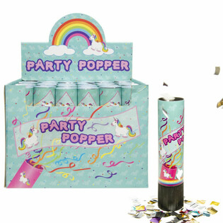 TUN DE CONFETI PARTY - UNICORN - &Icirc;N DISPLAY (48 bucăți)