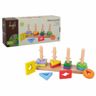 Puzzle Labirint din Lemn JOUECO - 12 Luni și peste