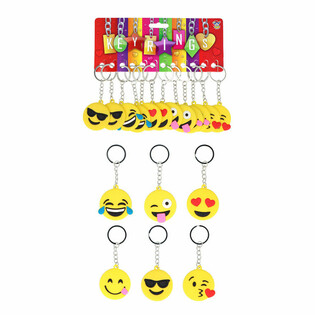 Brelocuri Smiley Mix (12 bucăți)