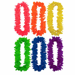 Ghirlande Hawaiane Neon Culori Mixte (12 buc.)