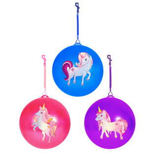 Minge Unicorn cu Șnur / Minge Bungee &Oslash;23 cm (24 buc.)
