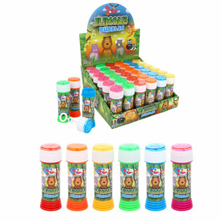 Baloane de Săpun Animale din Junglă 50ml &icirc;n Display (36 buc.)