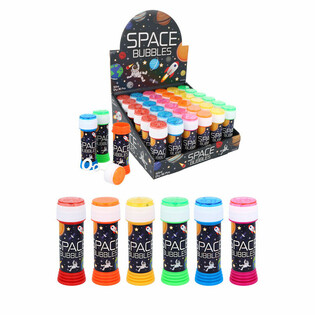 Baloane de Săpun Spațiu cu Joc de &Icirc;ndem&acirc;nare - Display 50ml (36 buc)