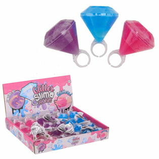 INELE CU SLIME CU SCLIPICI &Icirc;N DISPLAY (24 buc.)