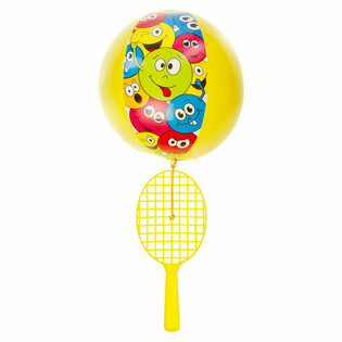 Rachetă Paddle cu Minge - Smiley (12 buc.)
