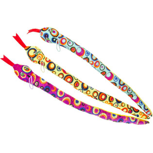 Șarpe din pluș - 52 cm lungime - Culori mixte (24 buc.)