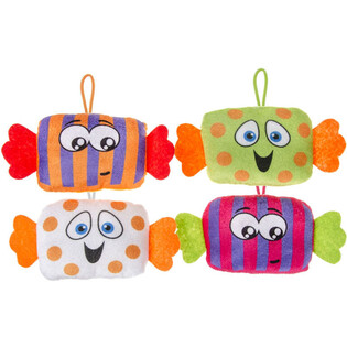 BOMBOANE DE PLUȘ - 23 cm LUNGIME - CULORI MIXTE (24 buc.)