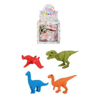 GUME DE ȘTERS - MODEL: MIX DINOZAURI - &Icirc;N DISPLAY (80 buc.)