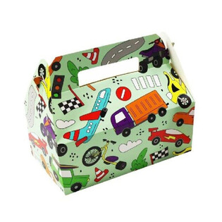 Cutii Meniu Copii Vehicule - 22,5 x 12 x 9,5 cm (24 buc.)